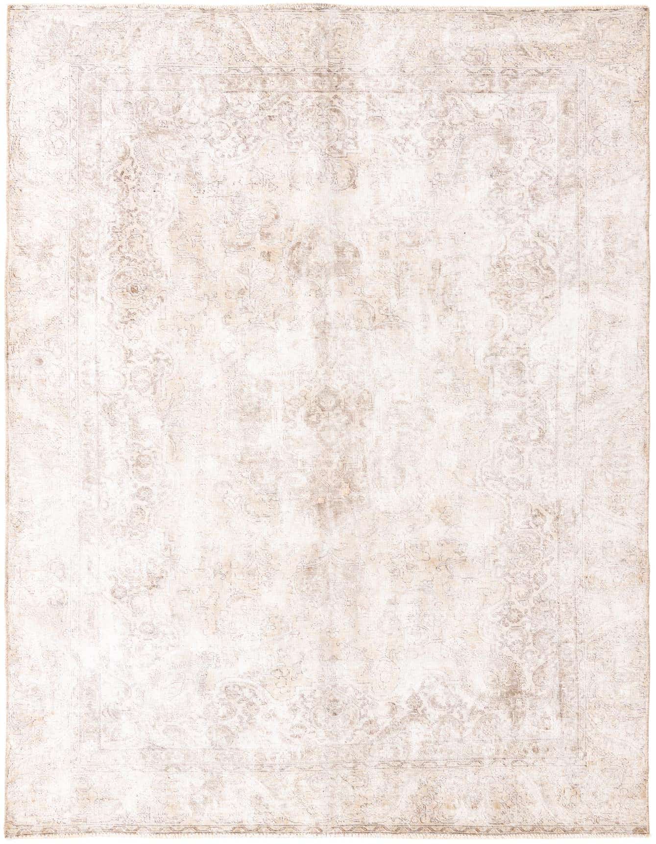 Primary image 6' 7 x 10'  Hand Knotted Ultra Vintage Persian Wool Rug