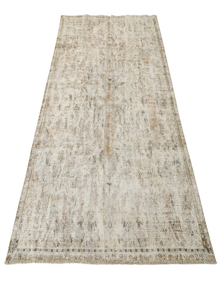 Detail image of 7' 1 x 10' 6  Hand Knotted Ultra Vintage Persian Wool Rug