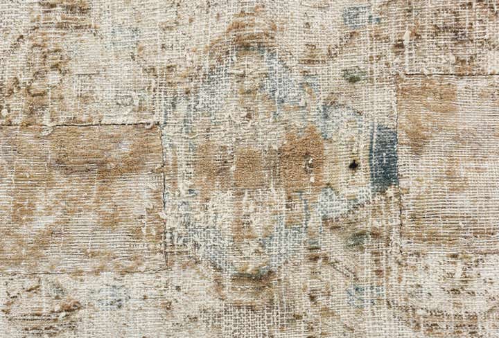 7' 1 x 10' 6 Hand Knotted Ultra Vintage Persian Wool Rug