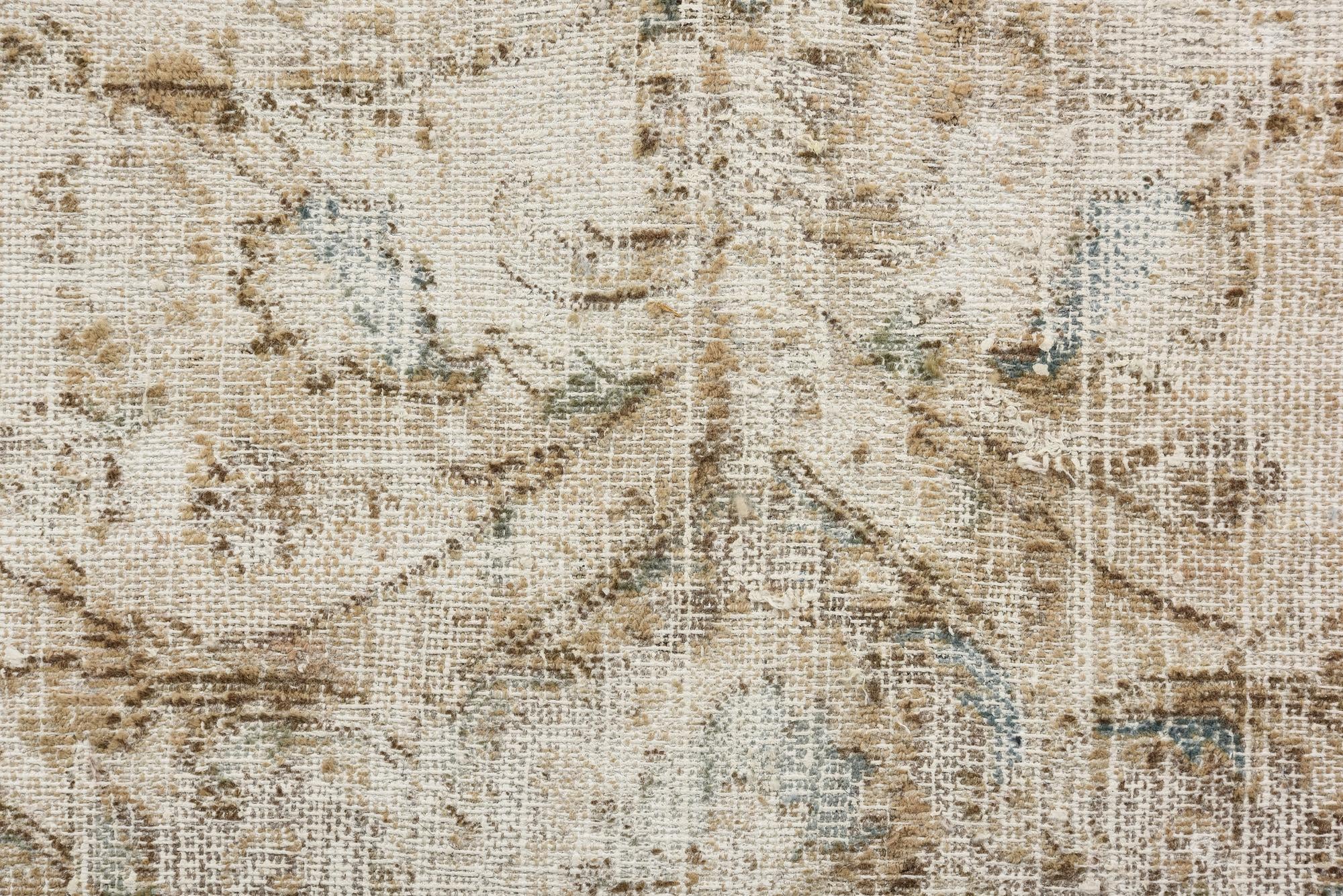 7' 1 x 10' 6 Hand Knotted Ultra Vintage Persian Wool Rug