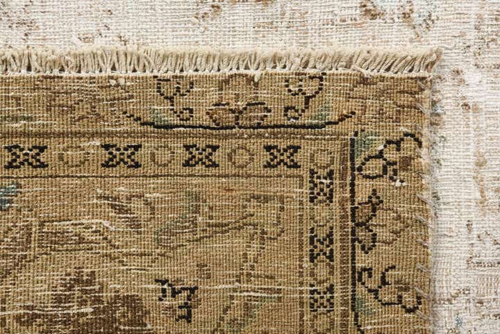 7' 1 x 10' 6 Hand Knotted Ultra Vintage Persian Wool Rug