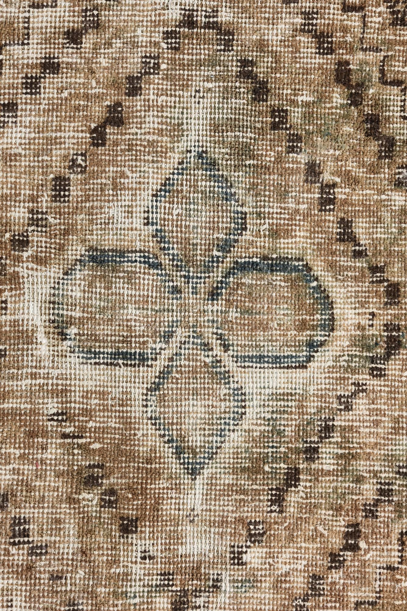 7' x 9' 10 Hand Knotted Ultra Vintage Persian Wool Rug