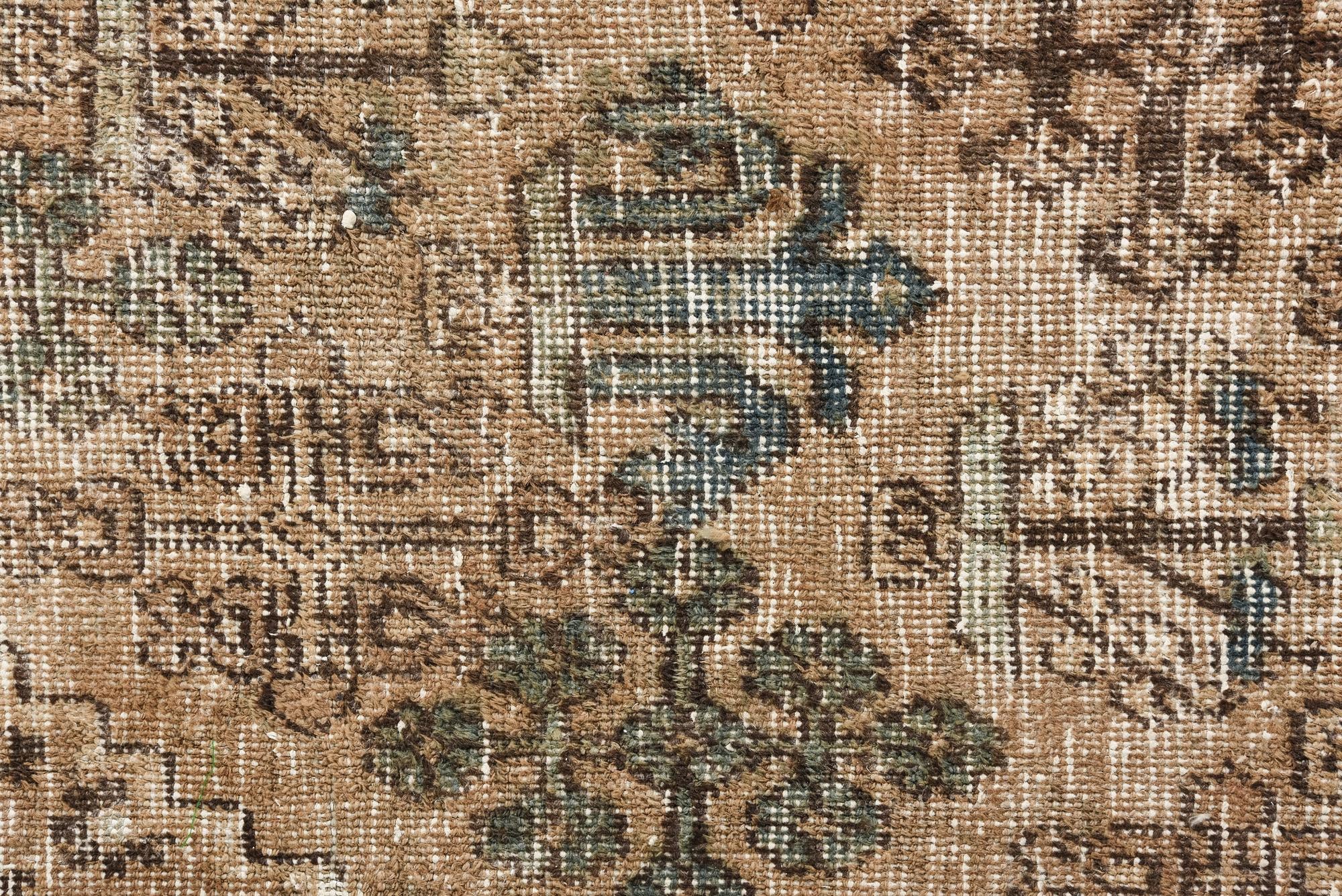7' x 9' 10 Hand Knotted Ultra Vintage Persian Wool Rug