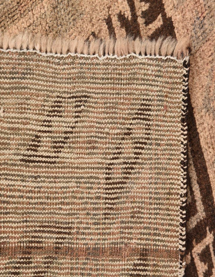 Detail image of 3' 7 x 6' 7  Hand Knotted Ultra Vintage Persian Wool Rug