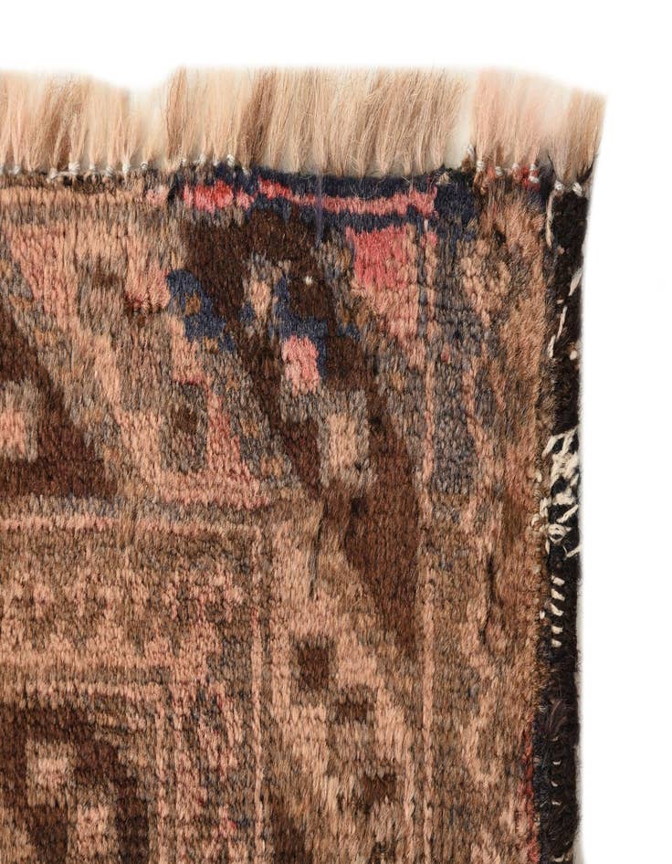 Detail image of 3' 7 x 6' 7  Hand Knotted Ultra Vintage Persian Wool Rug