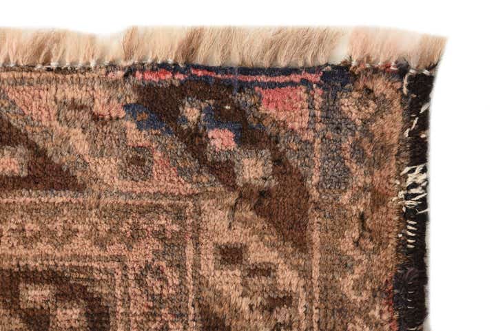 3' 7 x 6' 7 Hand Knotted Ultra Vintage Persian Wool Rug
