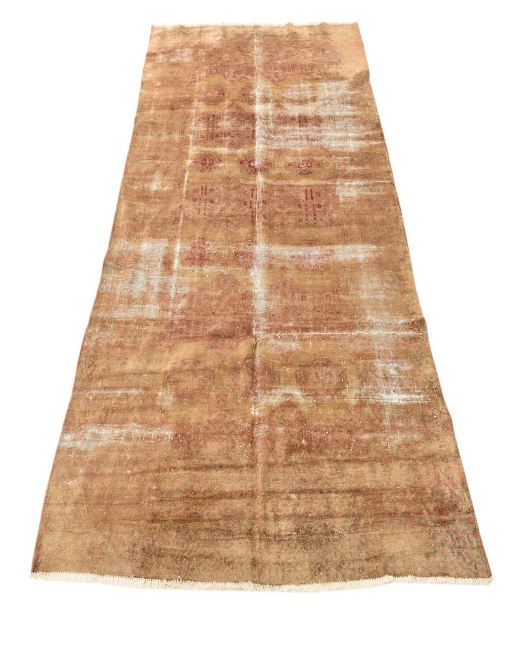 Detail image of 4' 10 x 7' 6  Hand Knotted Ultra Vintage Persian Wool Rug