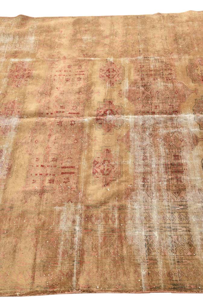 145cm x 230cm Handgeknüpft Ultra Vintage Persisch Wolle Teppich