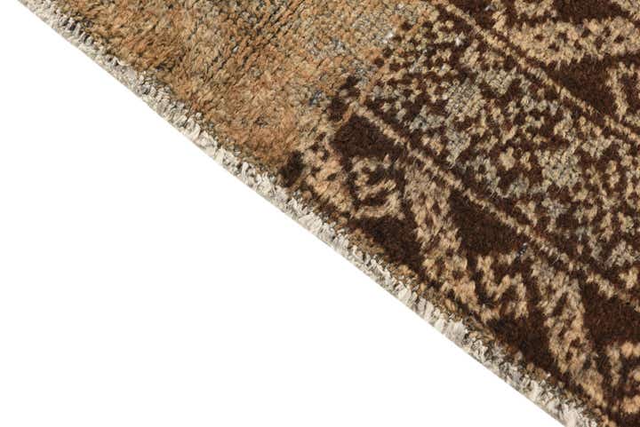 3' 10 x 6' Hand Knotted Ultra Vintage Persian Wool Rug