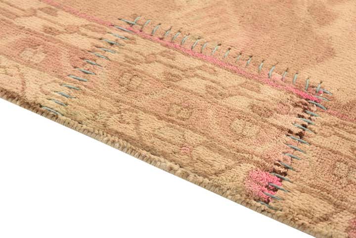 3' 7 x 6' 7 Hand Knotted Ultra Vintage Persian Wool Rug