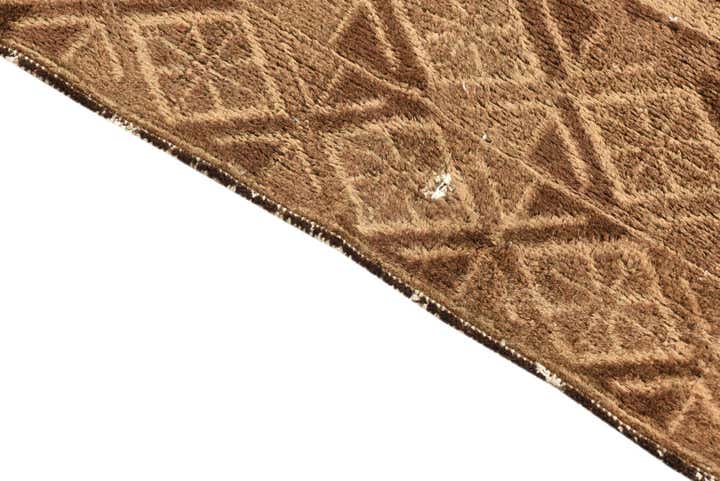 3' 10 x 7' Hand Knotted Ultra Vintage Persian Wool Rug