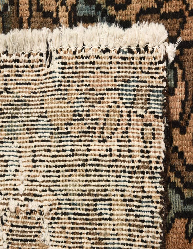 Detail image of 5' 8 x 8' 9  Hand Knotted Ultra Vintage Persian Wool Rug