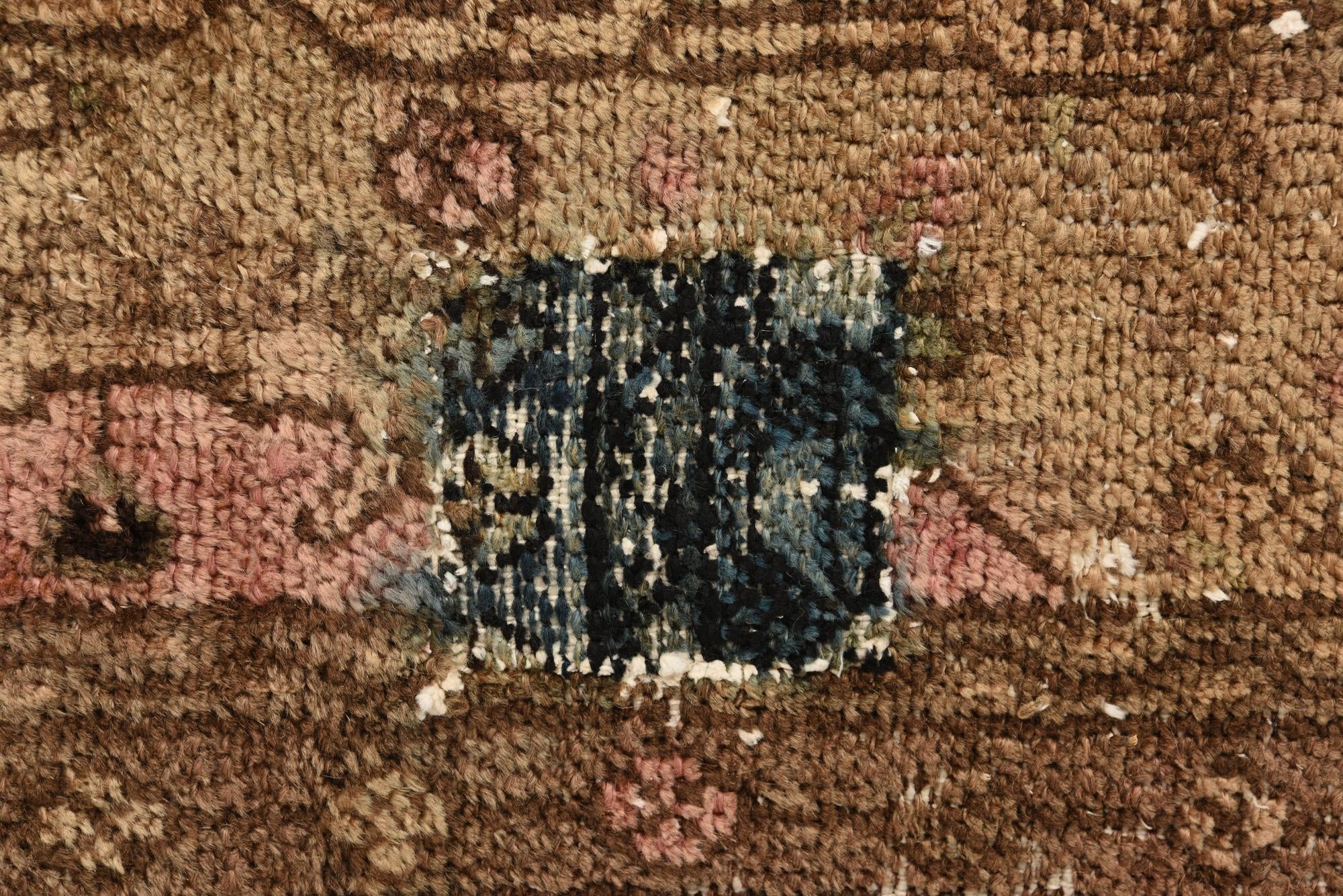 6' 3 x 8' 10 Hand Knotted Ultra Vintage Persian Wool Rug