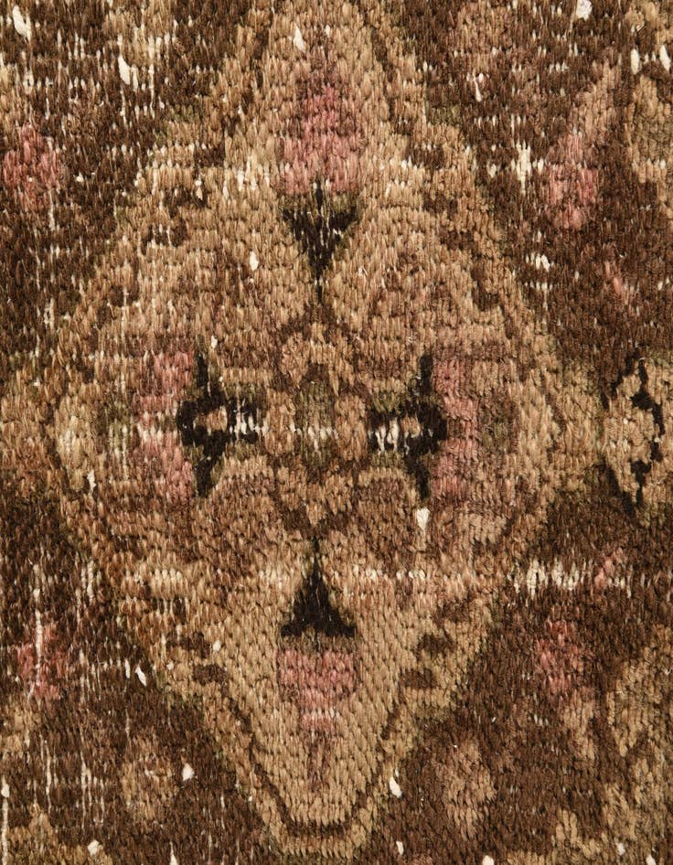 Detail image of 6' 3 x 8' 10  Hand Knotted Ultra Vintage Persian Wool Rug