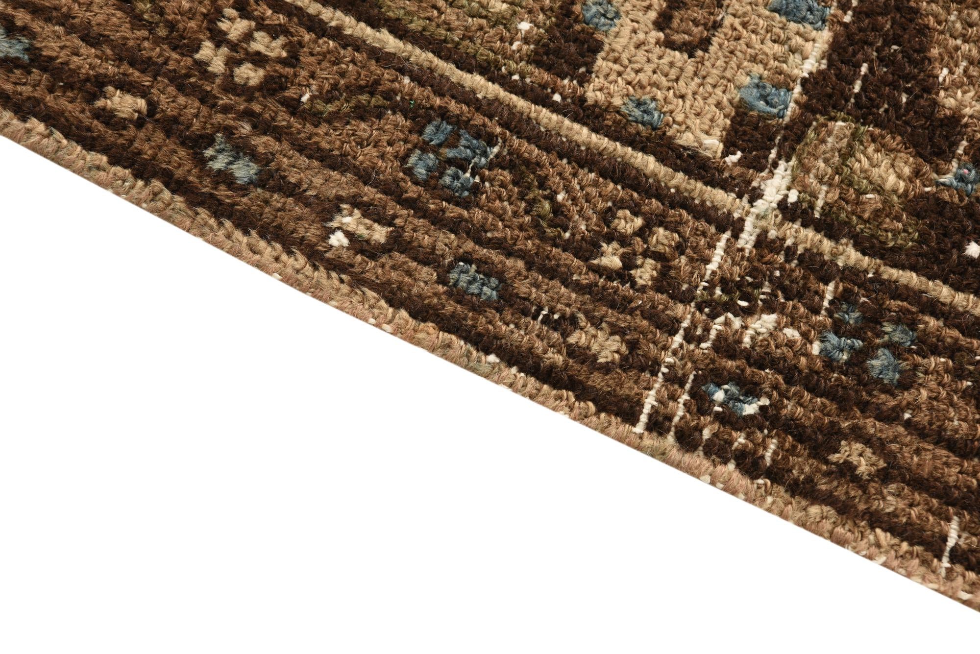 6' 8 x 9' 10 Hand Knotted Ultra Vintage Persian Wool Rug