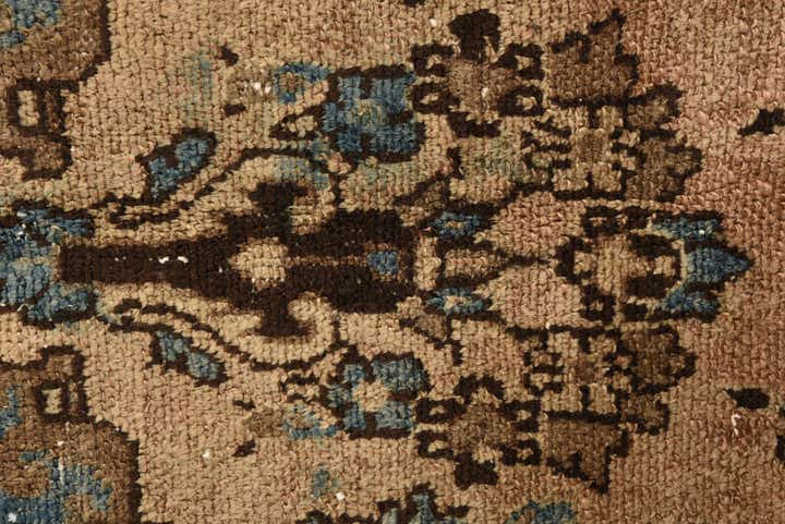 6' 8 x 9' 10 Hand Knotted Ultra Vintage Persian Wool Rug