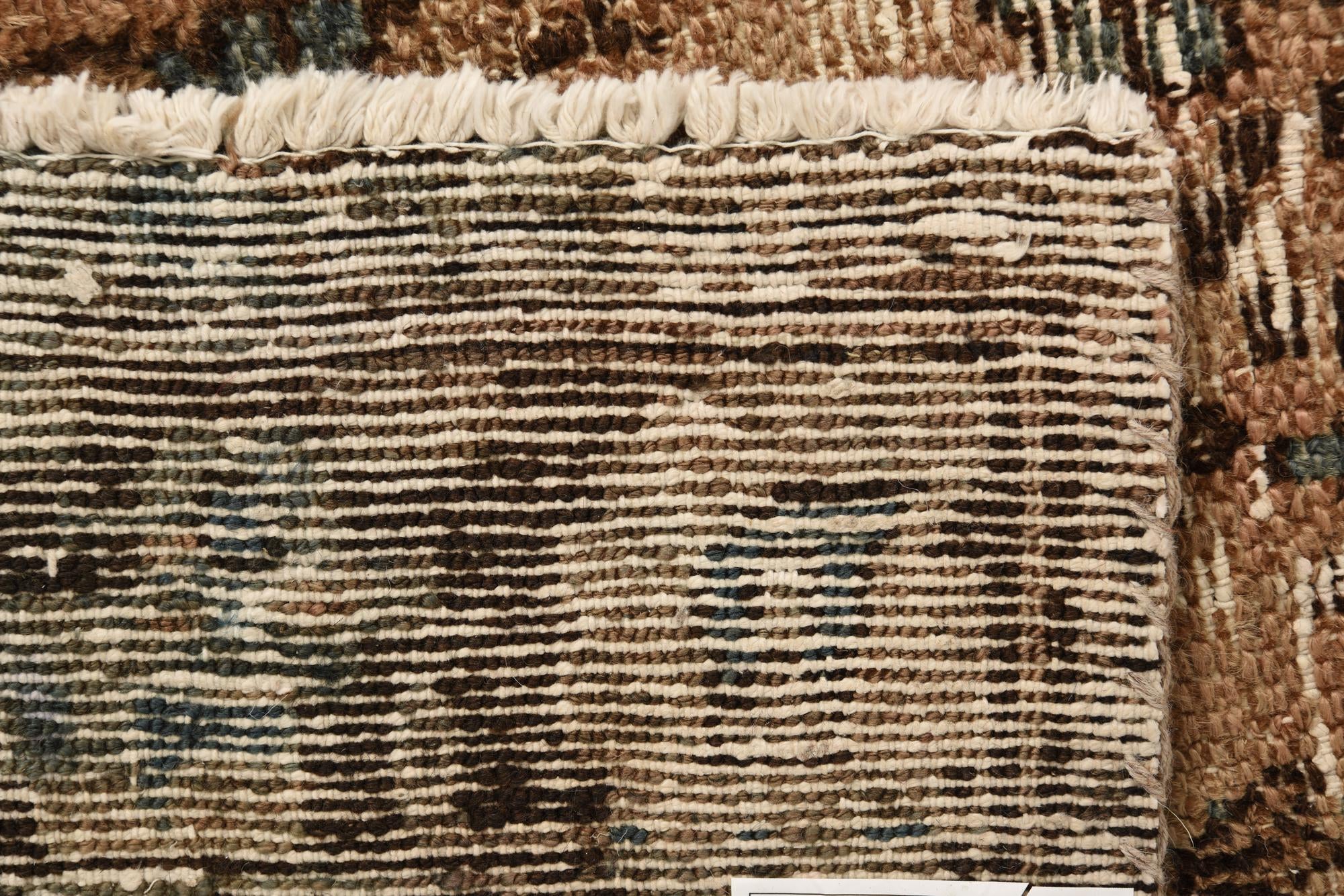 6' 9 x 9' 9 Hand Knotted Ultra Vintage Persian Wool Rug