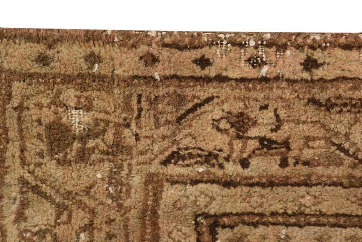 6' 4 x 10' 3 Hand Knotted Ultra Vintage Persian Wool Rug