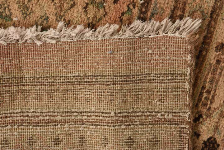 6' 4 x 10' 3 Hand Knotted Ultra Vintage Persian Wool Rug
