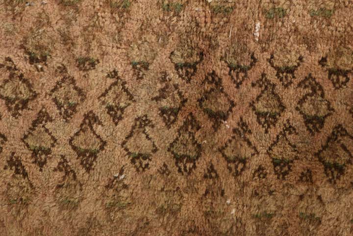 6' 4 x 10' 3 Hand Knotted Ultra Vintage Persian Wool Rug