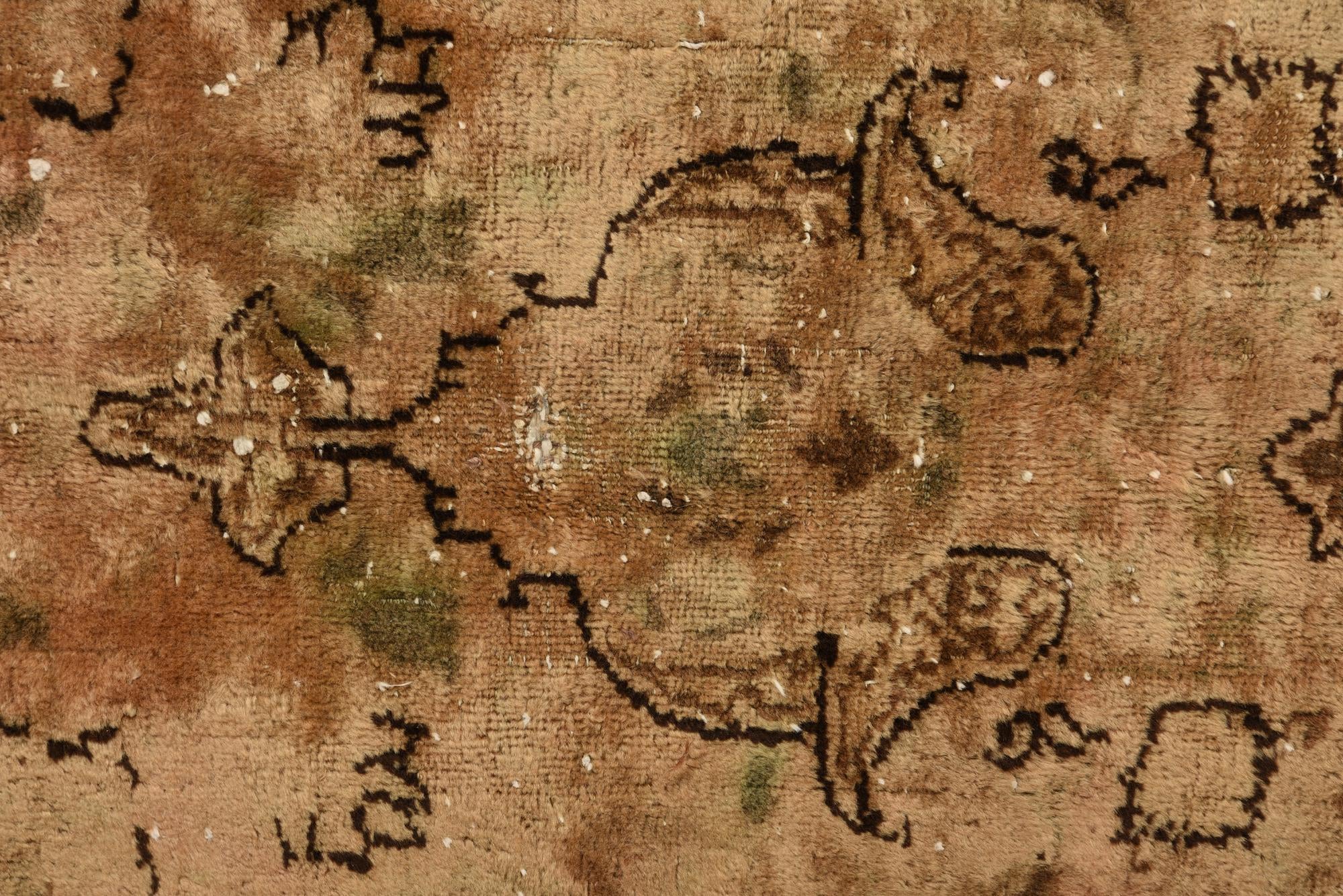 6' x 8' 10 Hand Knotted Ultra Vintage Persian Wool Rug
