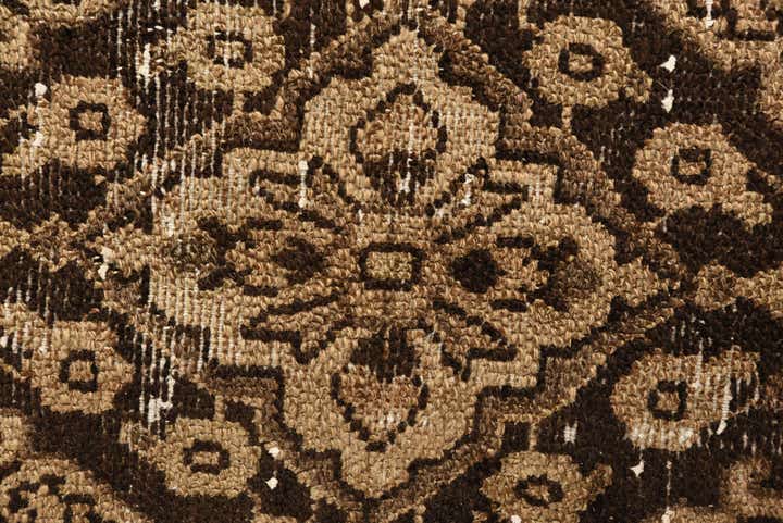 6' 5 x 9' 10 Hand Knotted Ultra Vintage Persian Wool Rug