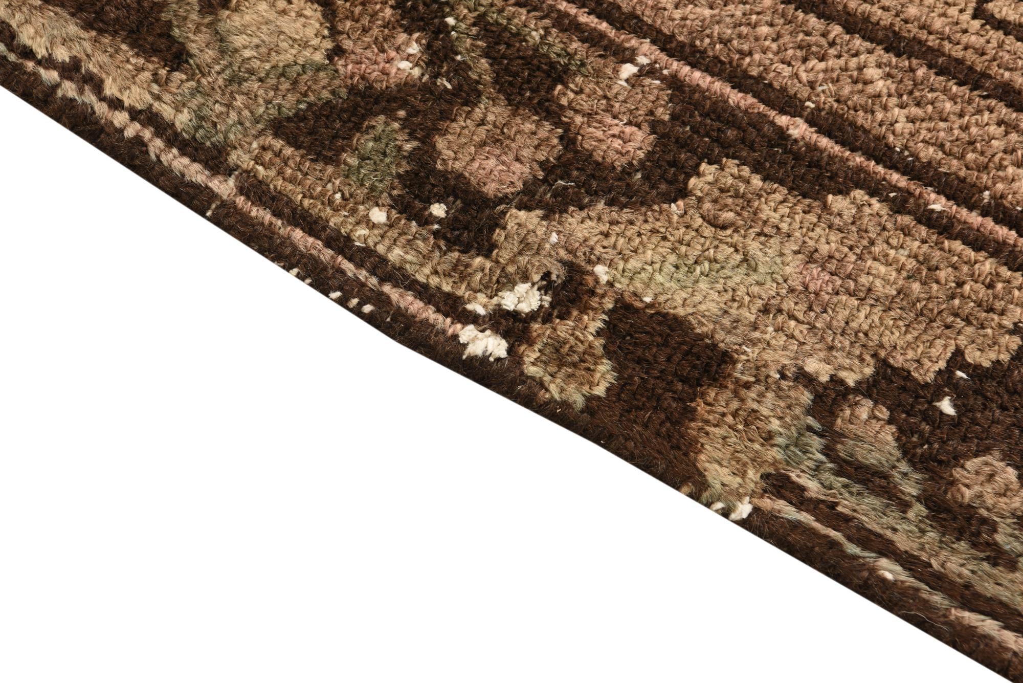 180cm x 280cm Hand Knotted Ultra Vintage Persian Wool Rug