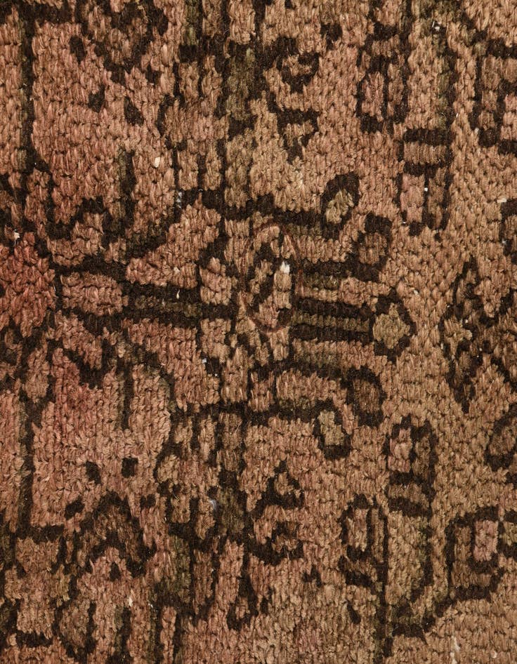 Detail image of 5' 10 x 9' 3  Hand Knotted Ultra Vintage Persian Wool Rug