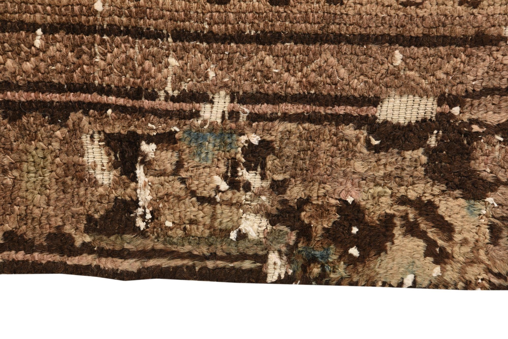 180cm x 280cm Hand Knotted Ultra Vintage Persian Wool Rug