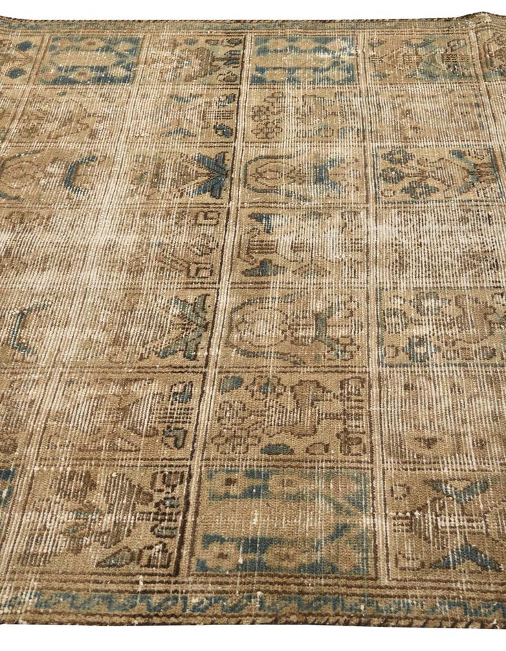 Detail image of 5' 6 x 8' 4  Hand Knotted Ultra Vintage Persian Wool Rug