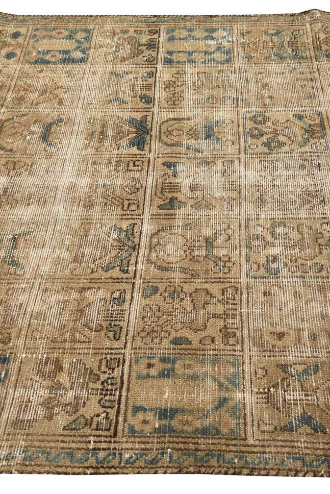 5' 6 x 8' 4 Hand Knotted Ultra Vintage Persian Wool Rug