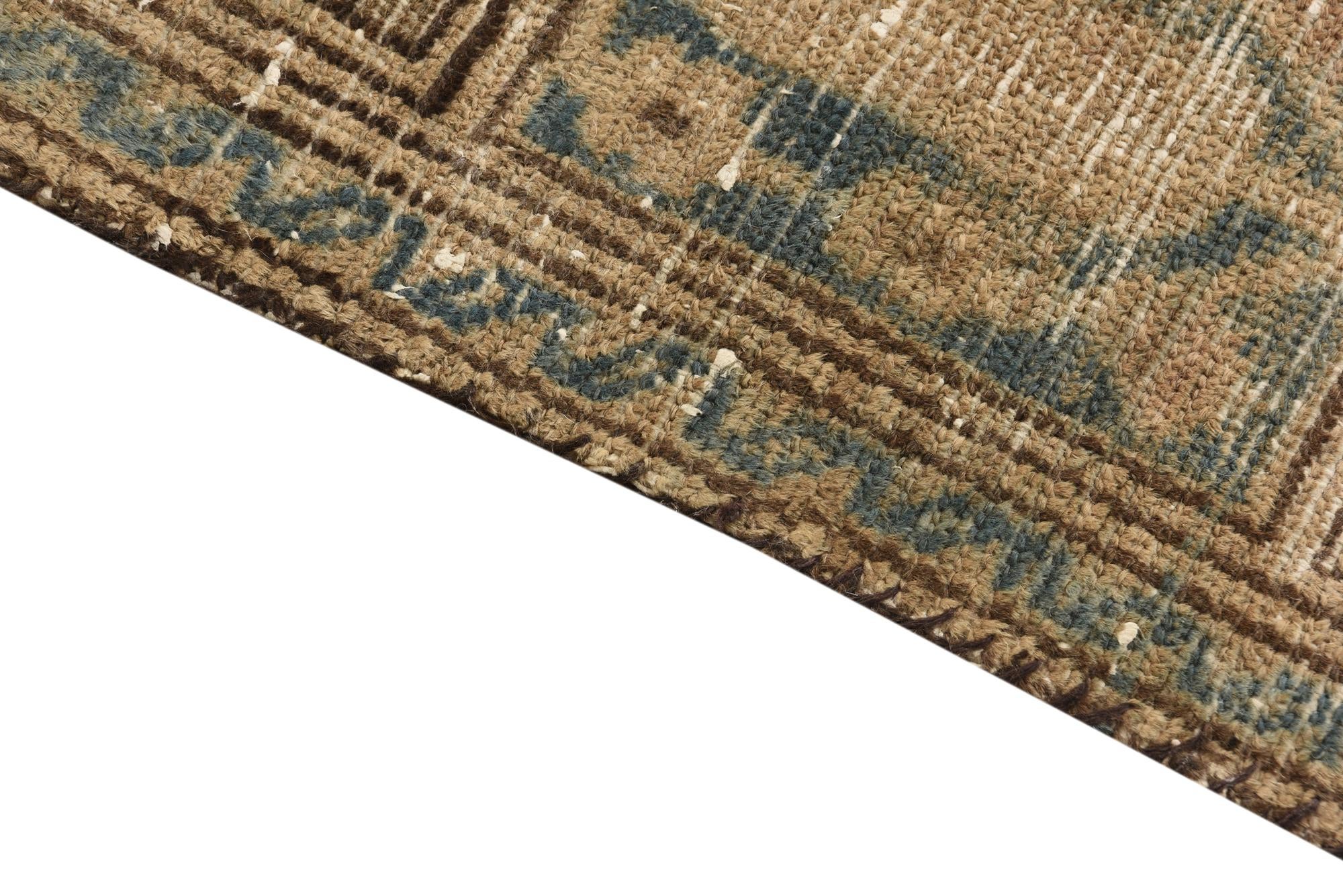 5' 6 x 8' 4 Hand Knotted Ultra Vintage Persian Wool Rug