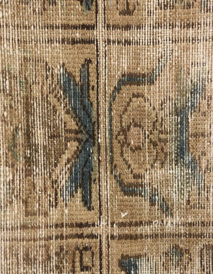 Detail image of 5' 6 x 8' 4  Hand Knotted Ultra Vintage Persian Wool Rug