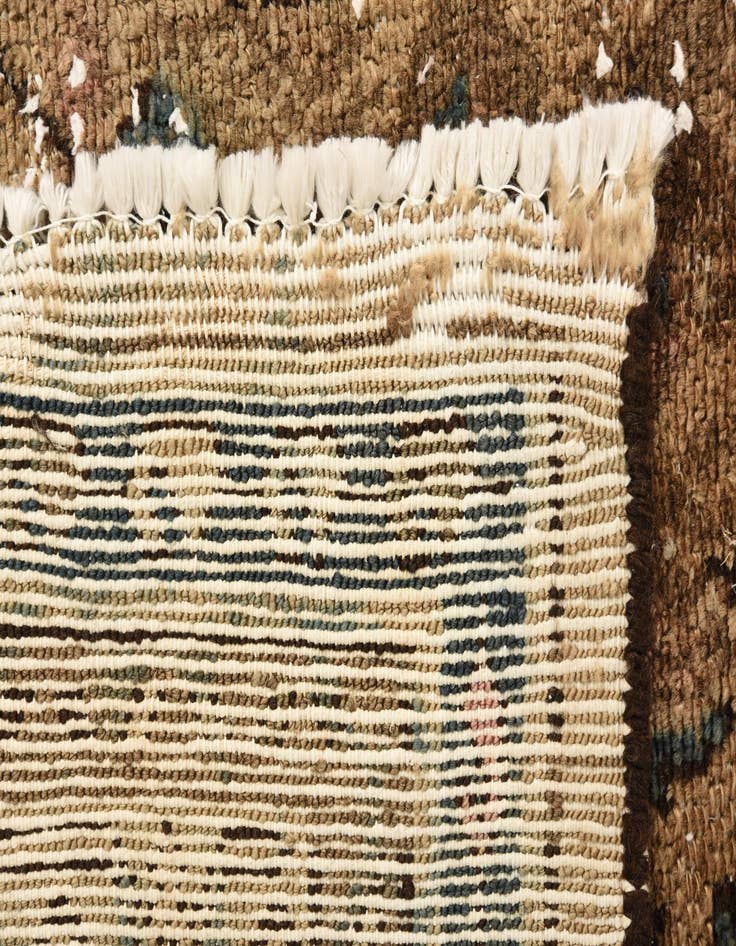 Detail image of 7' x 10' 4  Hand Knotted Ultra Vintage Persian Wool Rug