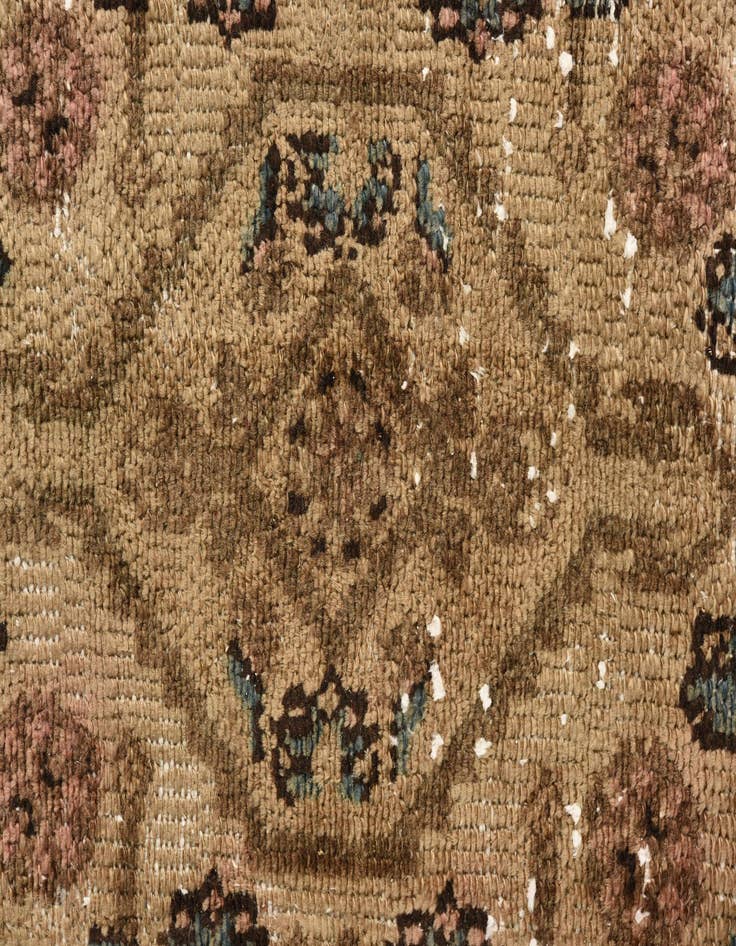 Detail image of 7' x 10' 4  Hand Knotted Ultra Vintage Persian Wool Rug