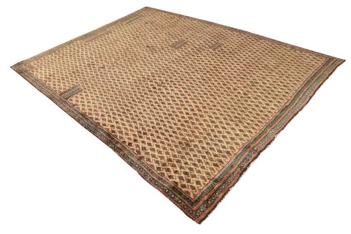 7' x 8' 10 Hand Knotted Ultra Vintage Persian Wool Rug
