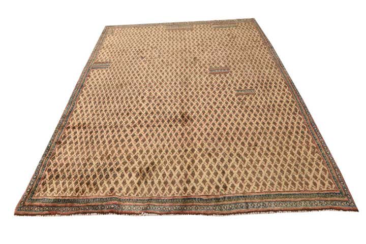 7' x 8' 10 Hand Knotted Ultra Vintage Persian Wool Rug