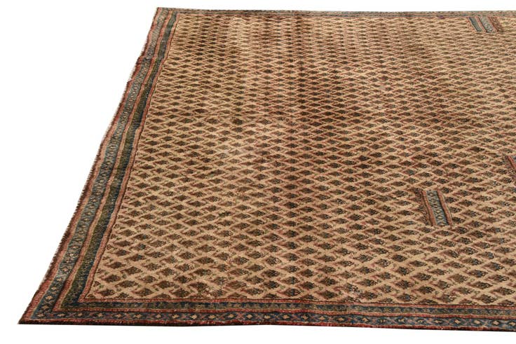 Detail image of 7' x 8' 10 Hand Knotted Ultra Vintage Persian Wool Rug