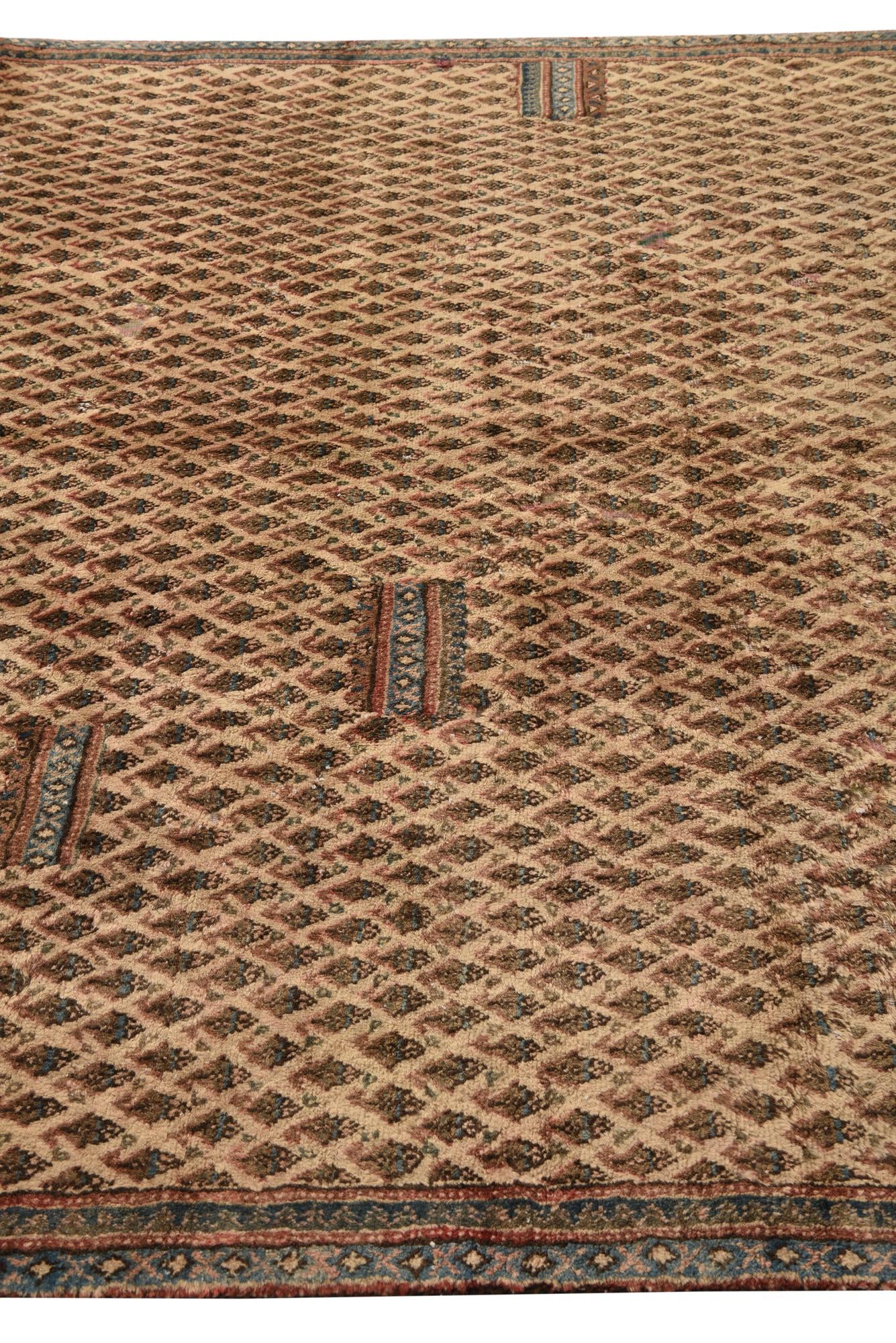 7' x 8' 10 Hand Knotted Ultra Vintage Persian Wool Rug