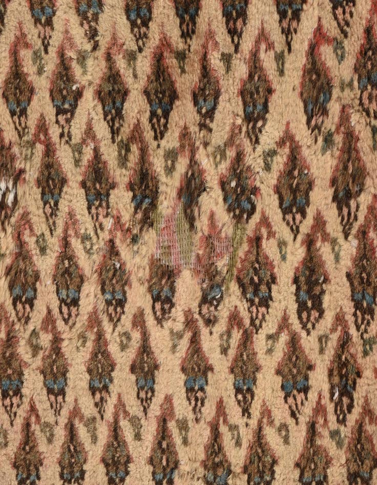 Detail image of 7' x 8' 10  Hand Knotted Ultra Vintage Persian Wool Rug