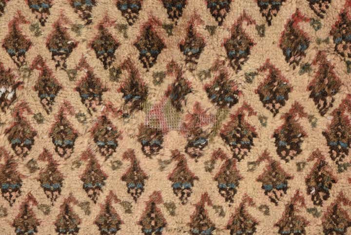 7' x 8' 10 Hand Knotted Ultra Vintage Persian Wool Rug