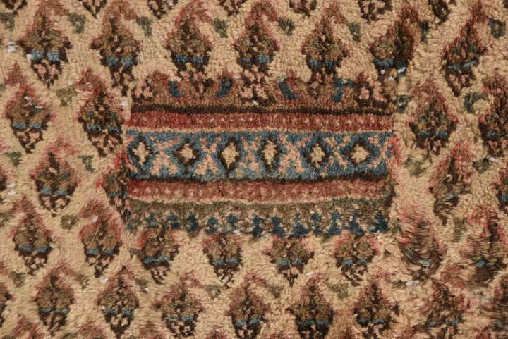 7' x 8' 10 Hand Knotted Ultra Vintage Persian Wool Rug