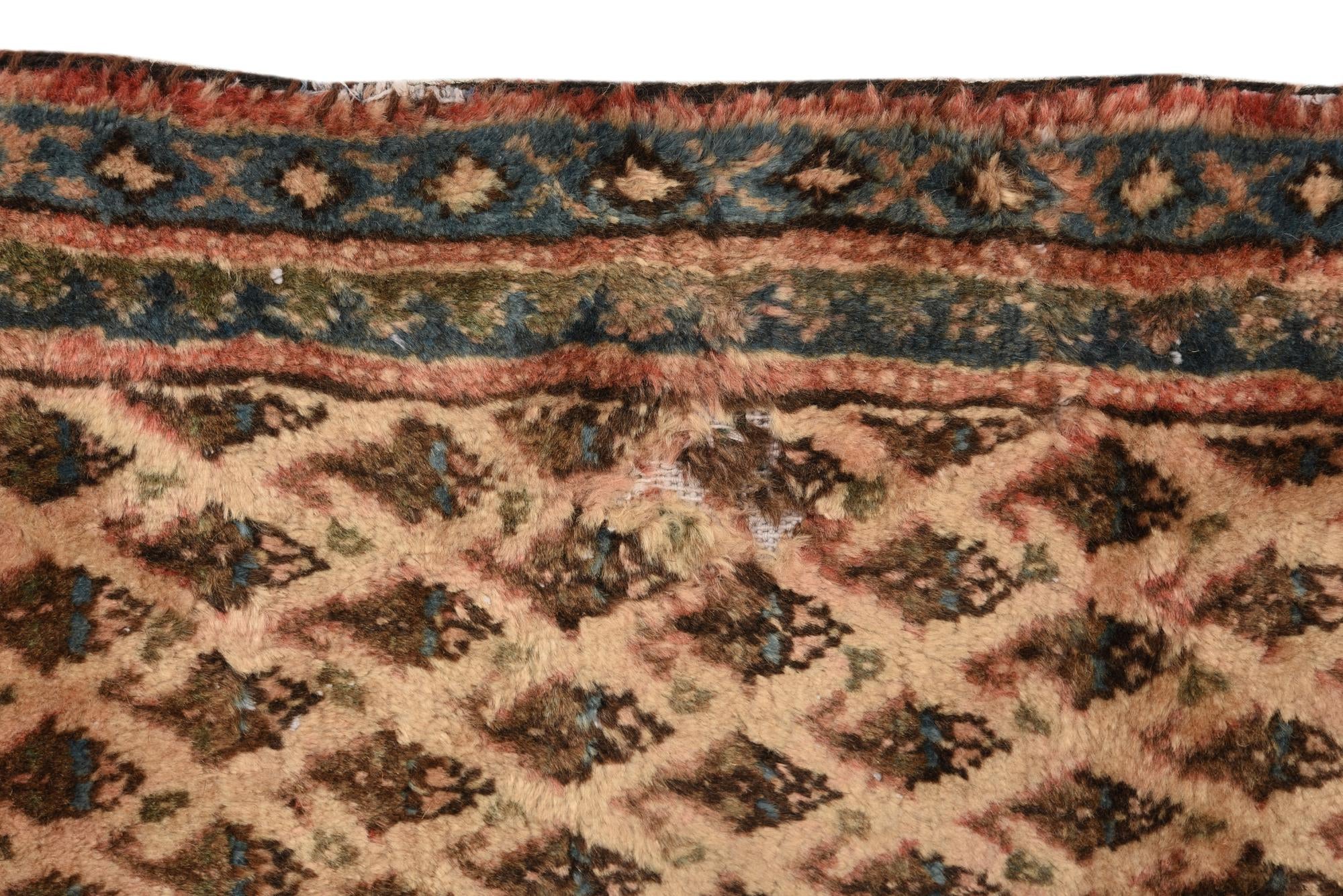 7' x 8' 10 Hand Knotted Ultra Vintage Persian Wool Rug