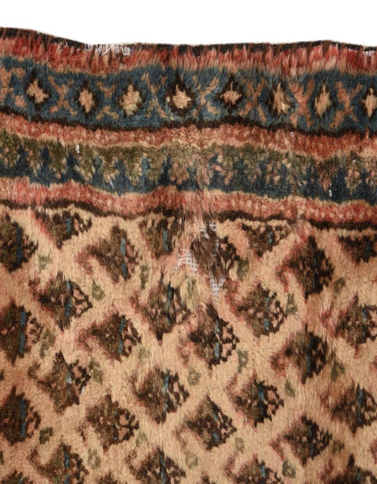 Detail image of 7' x 8' 10  Hand Knotted Ultra Vintage Persian Wool Rug