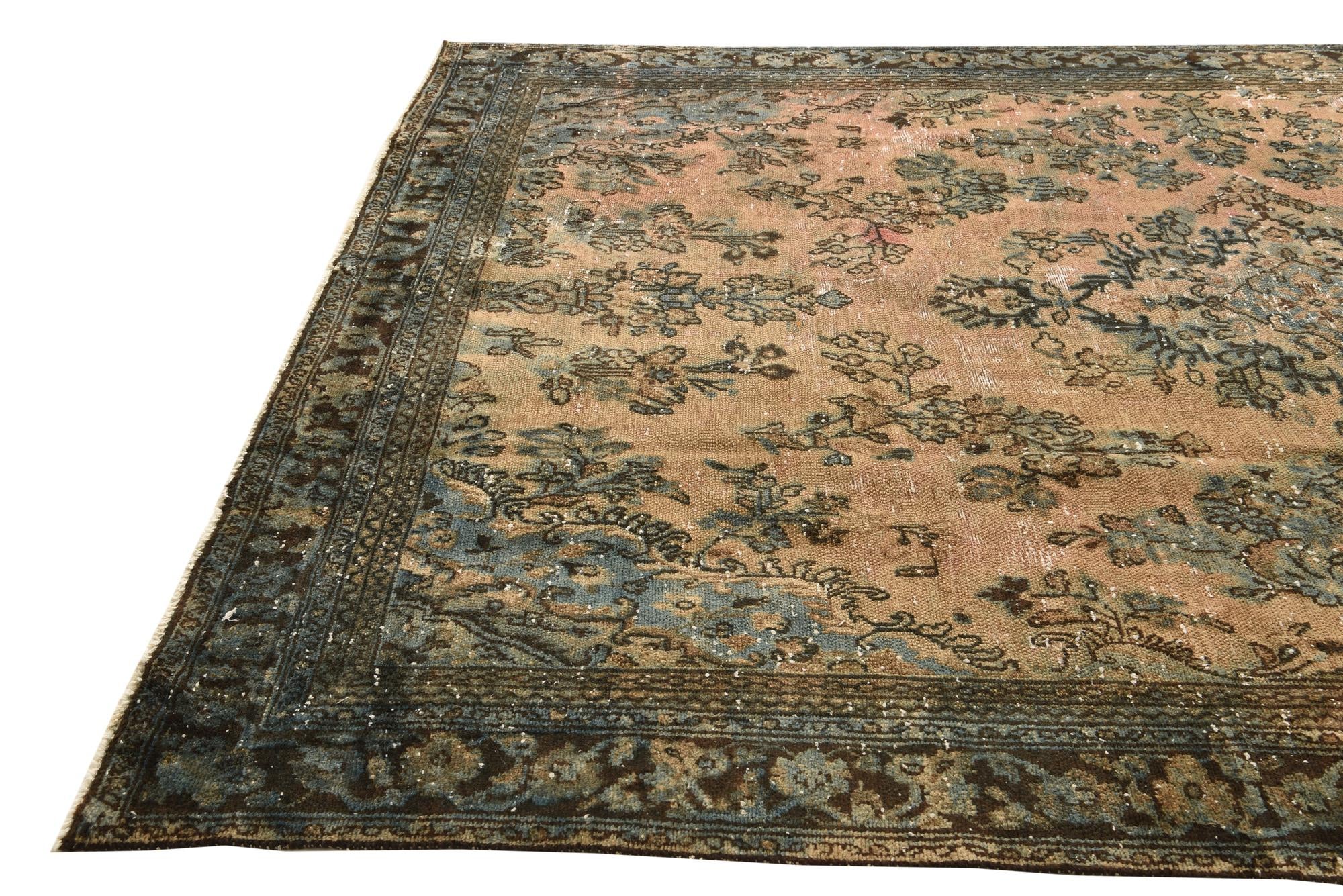 8' 1 x 11' 3 Hand Knotted Ultra Vintage Persian Wool Rug