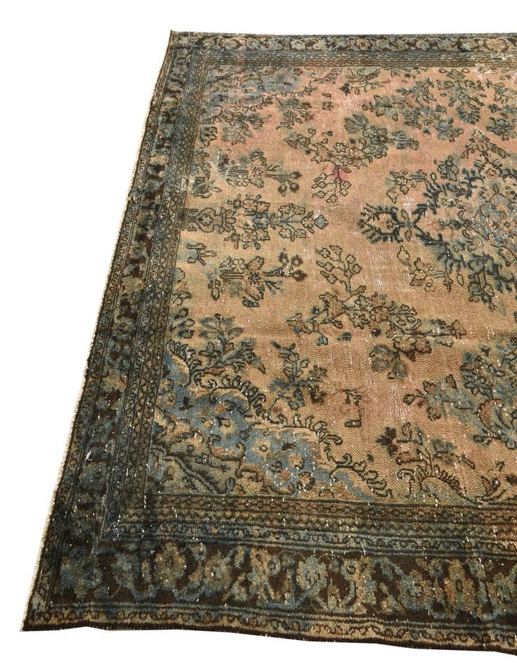 Detail image of 8' 1 x 11' 3  Hand Knotted Ultra Vintage Persian Wool Rug