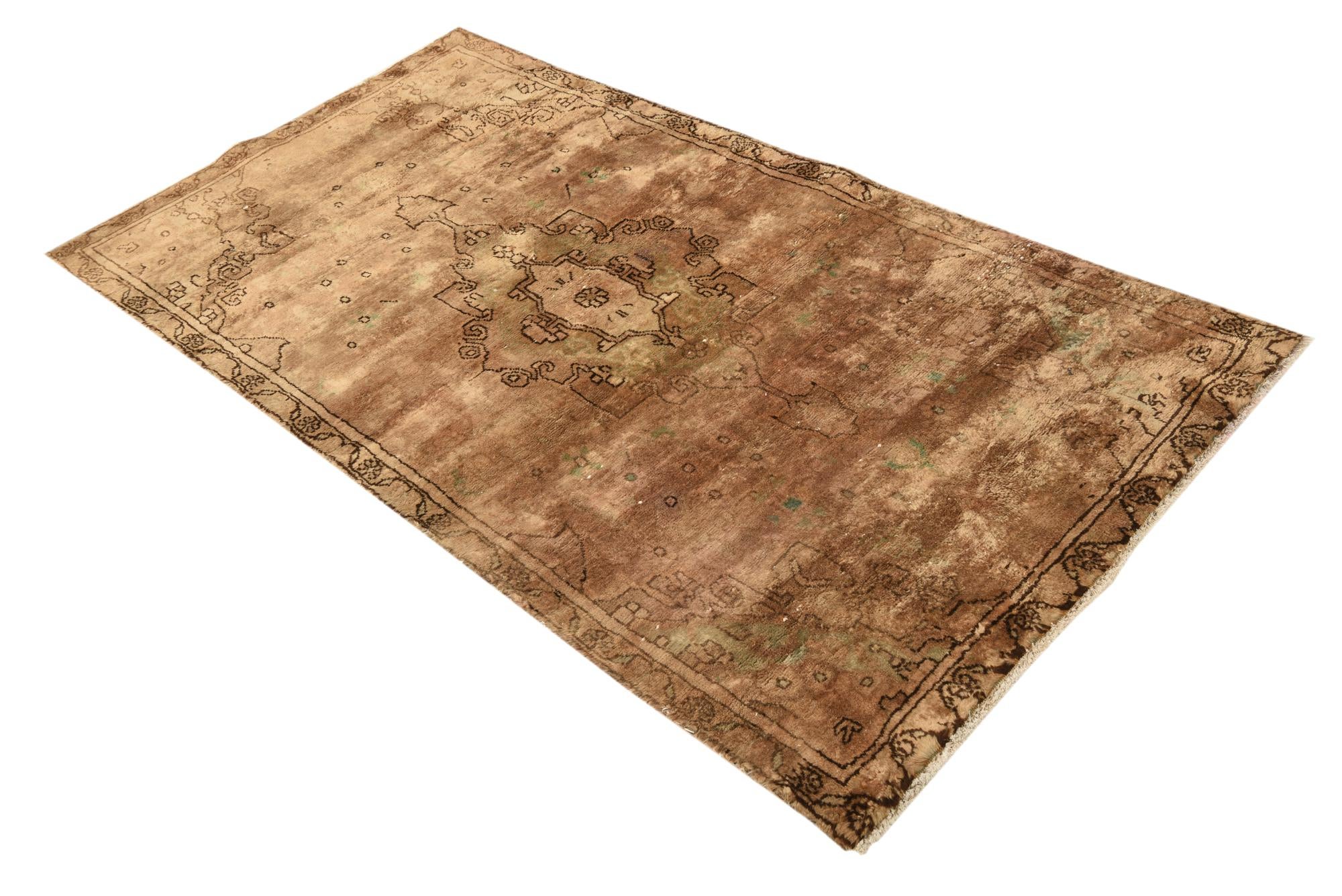 3' 4 x 6' 4 Hand Knotted Ultra Vintage Persian Wool Rug