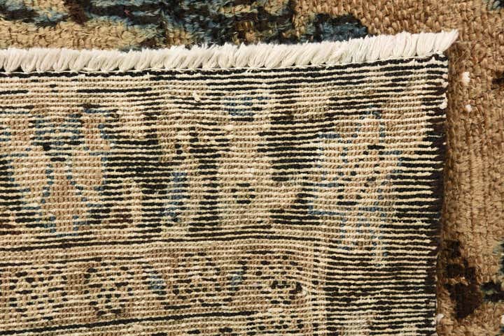 6' 1 x 9' Hand Knotted Ultra Vintage Persian Wool Rug