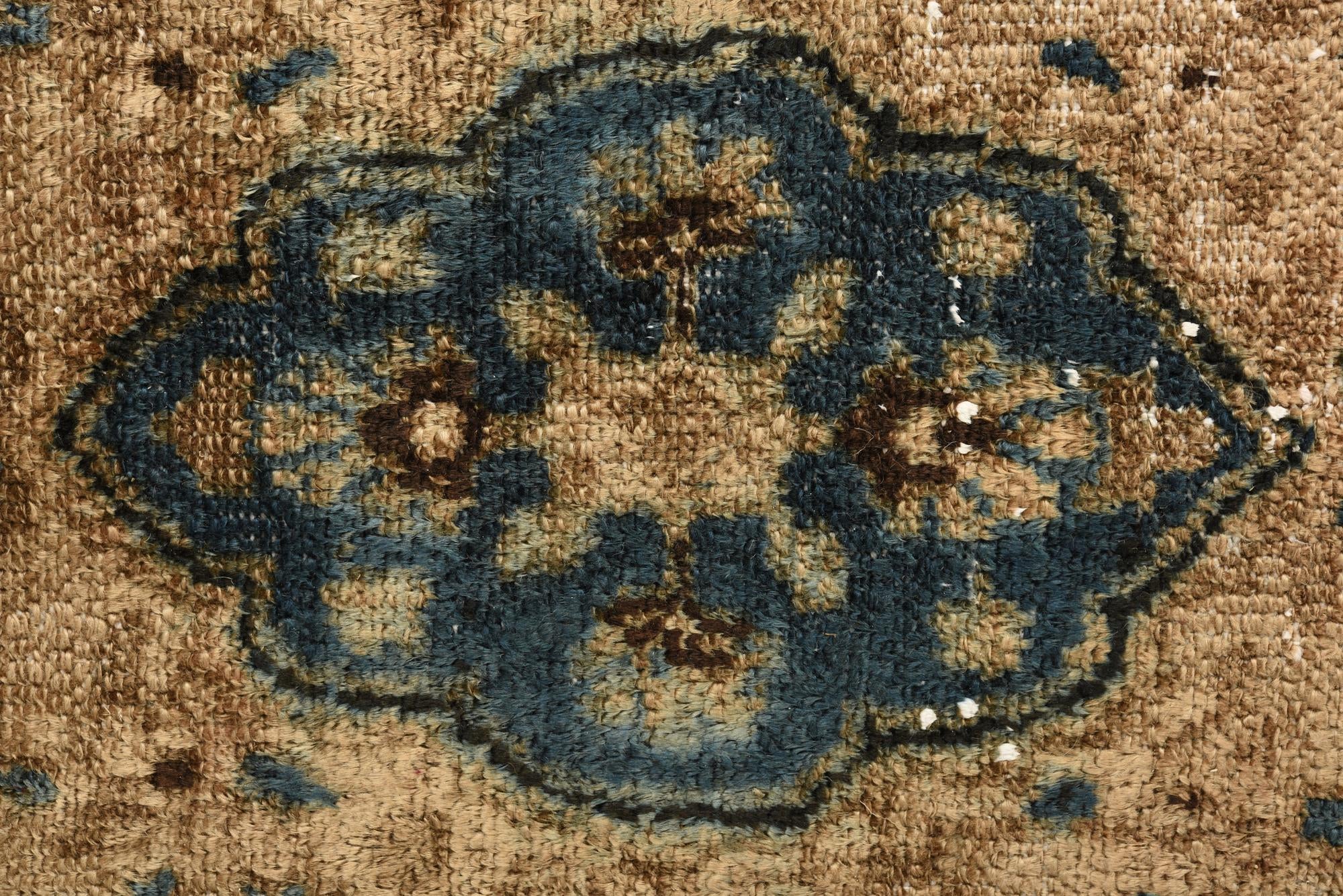 6' 1 x 9' Hand Knotted Ultra Vintage Persian Wool Rug
