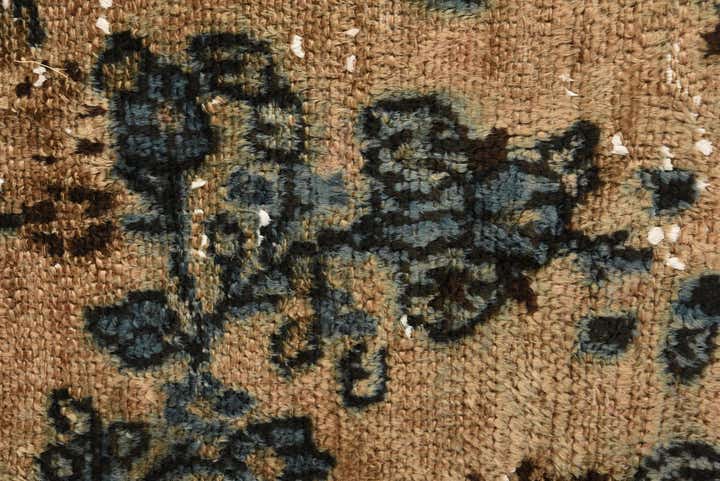 6' 1 x 9' Hand Knotted Ultra Vintage Persian Wool Rug